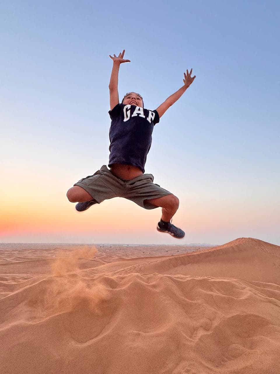 Guest enjoying a desert tour