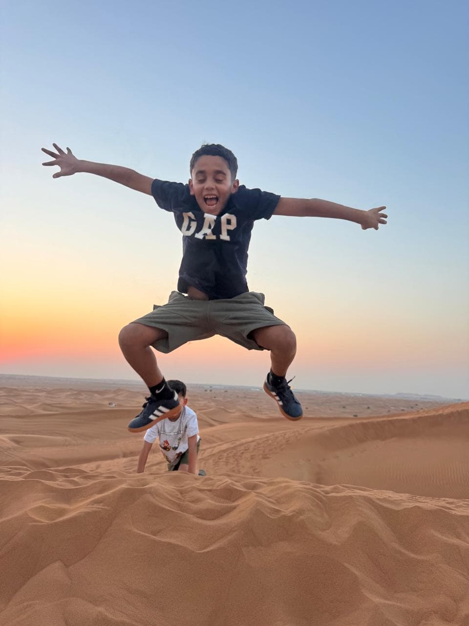 Guest on the red sand