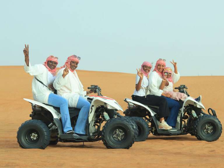 family desert safari in dubai